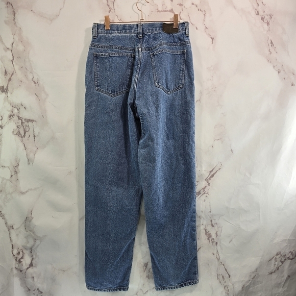 Cabelas Jean Women 8 28 X 29 Flannel Lined Plaid Green High Rise Medium Denim - Picture 6 of 13